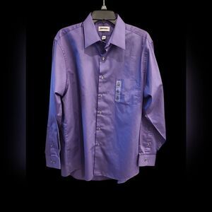 Van Heusen purple long-sleeved shirt 16.5, 34/35 Large NWOT